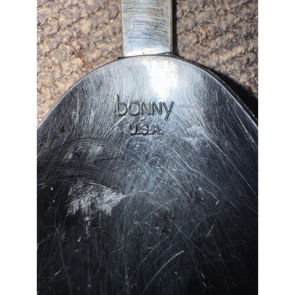 Bonny USA Vintage Black Spoon Ladle with Wooden Handle Kitchen Utensil - Picture 6 of 6